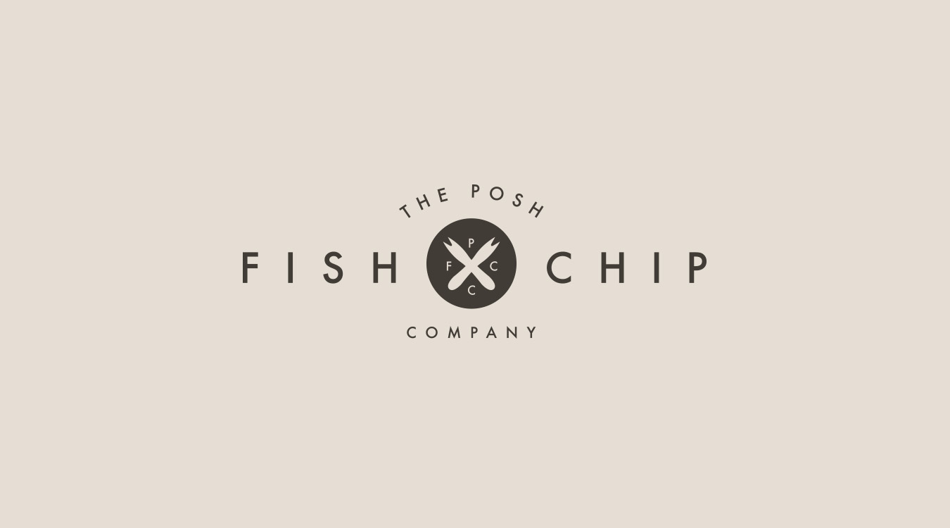 The Posh Fish & Chip Company Branding - Pentagon Design 